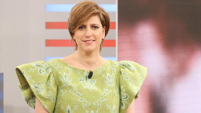 Carmen Delgado en un programa de RTVE.