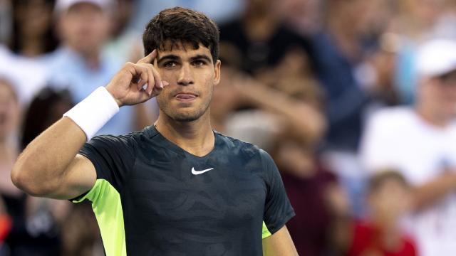 Carlos Alcaraz, en el Masters 1.000 de Cincinnati