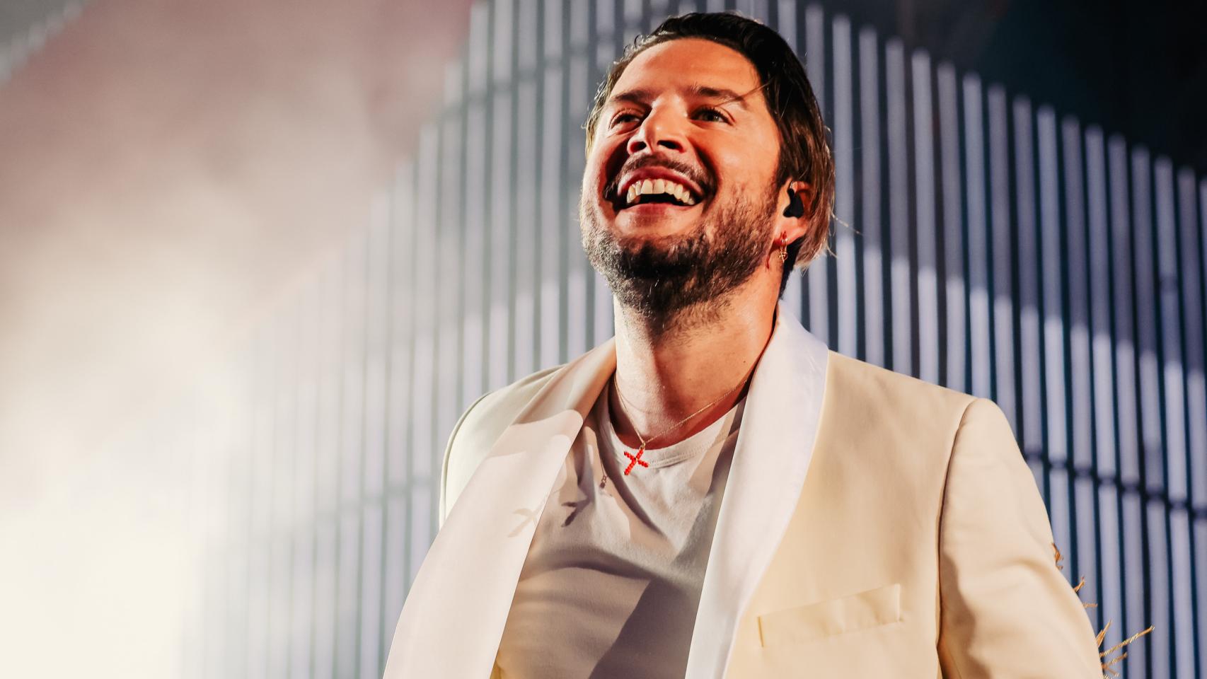 Manuel Carrasco en un concierto en Fuengirola.