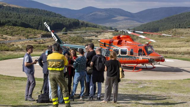 La base de la BRIF Puerto del Pico en una imagen de archivo
