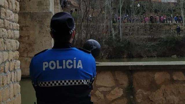 Imagen de archivo de un Policía Local de Aranda de Duero