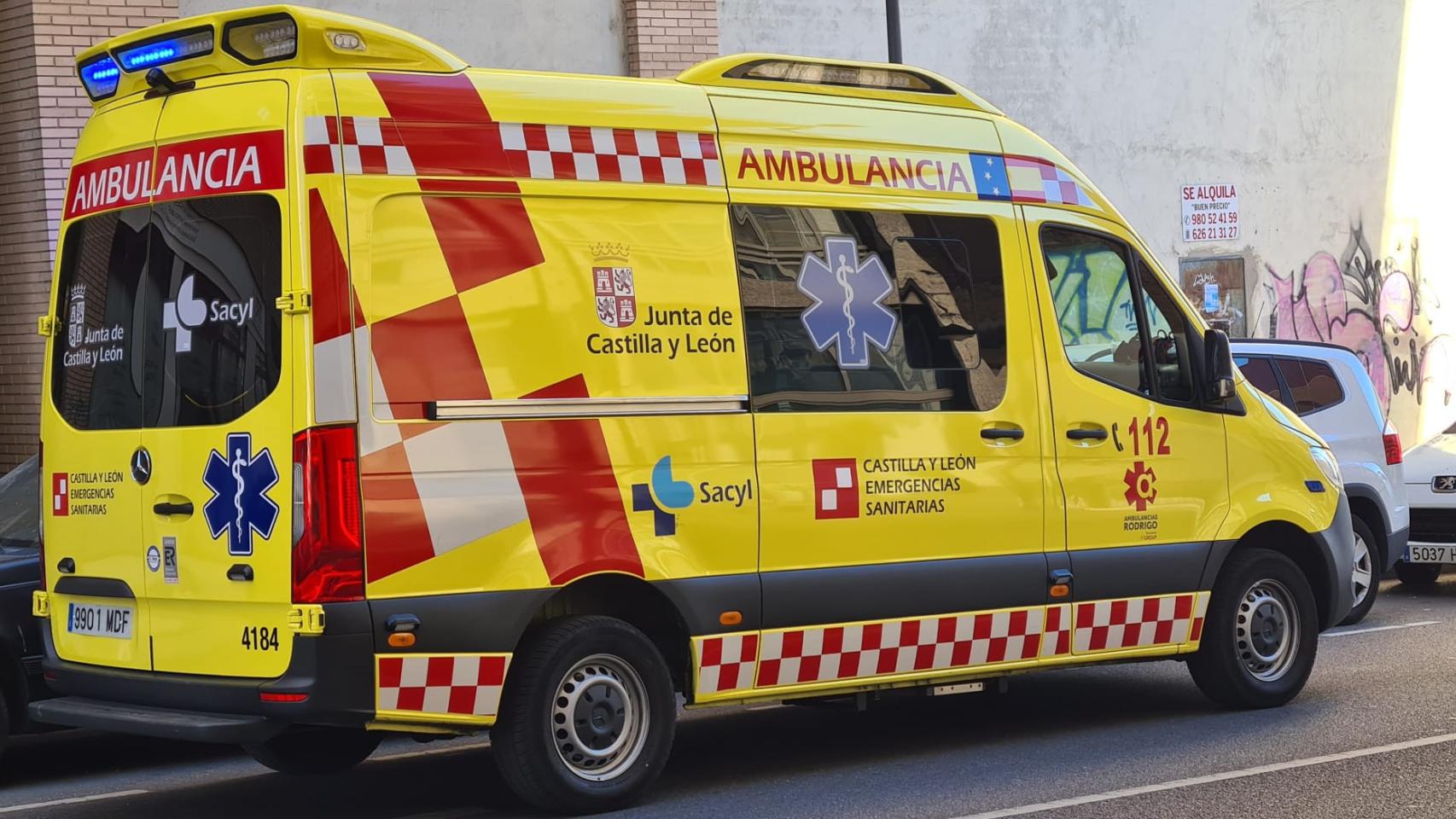 Imagen de archivo de una ambulancia de Sacyl