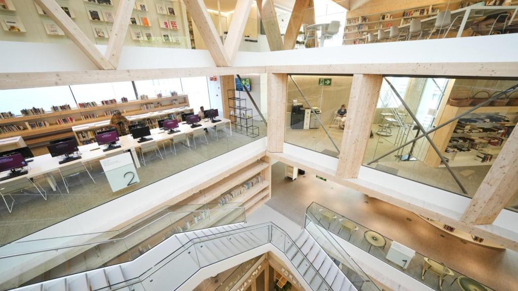 La Biblioteca García Márquez de Barcelona. Foto: EFE/Alejandro García