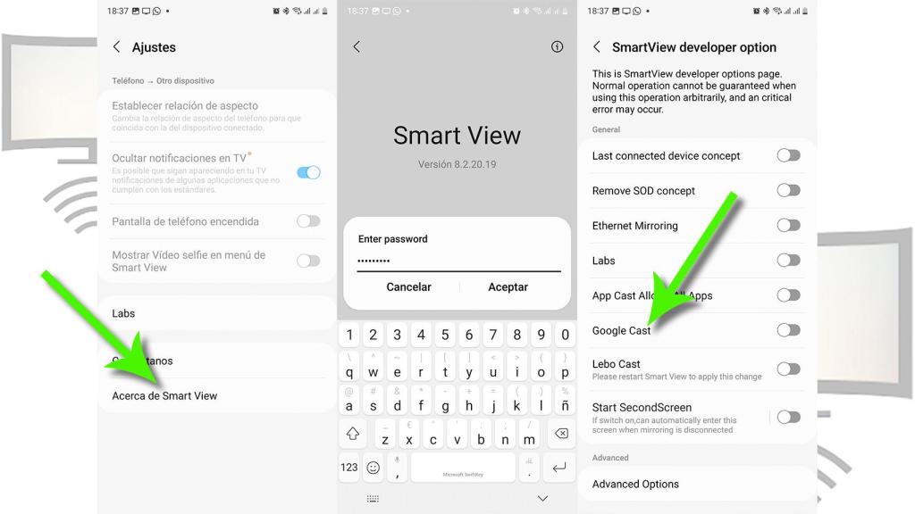 Chromecast en Samsung