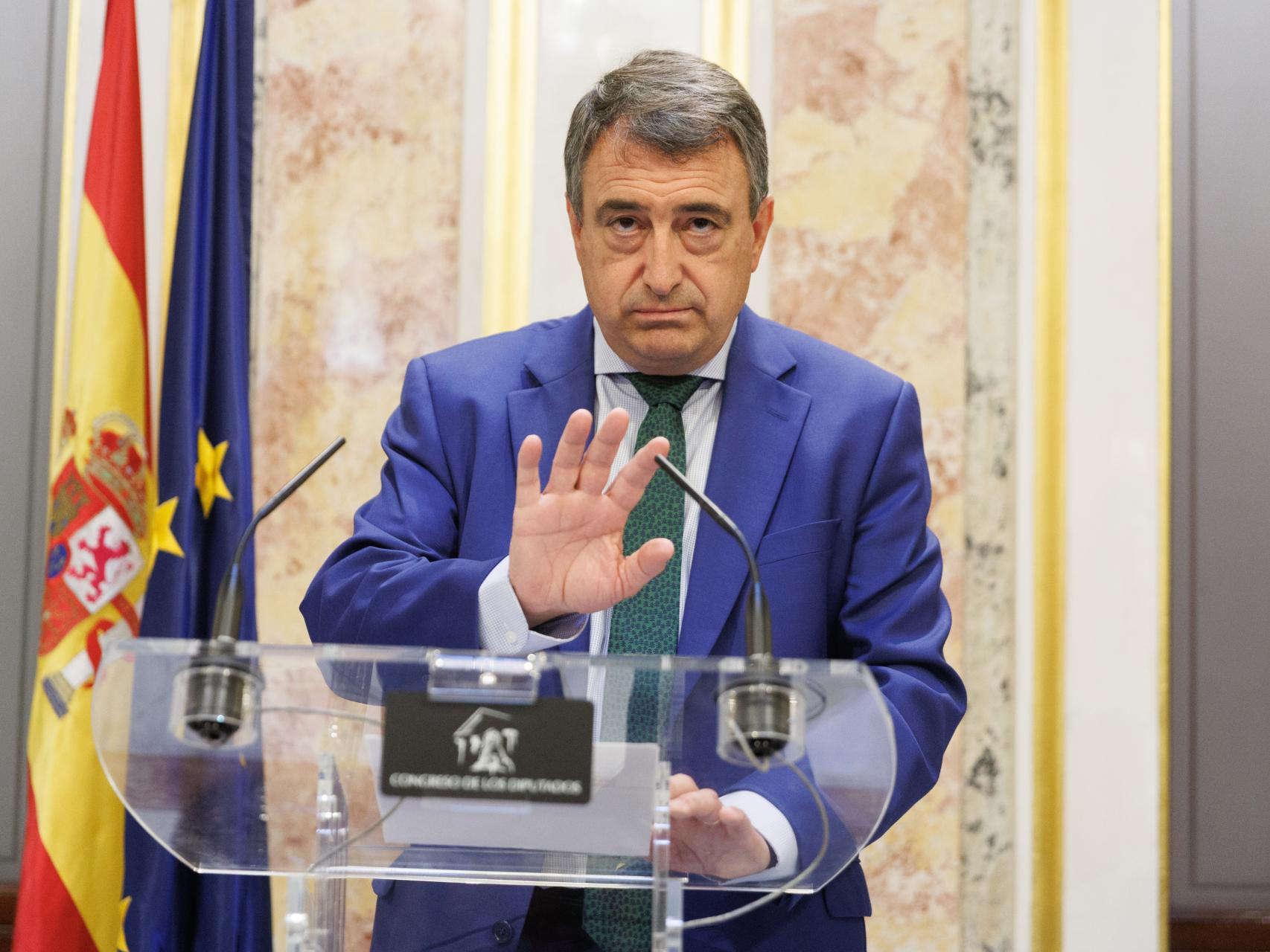 El portavoz del PNV en el Congreso, Aitor Esteban, en una imagen de archivo.