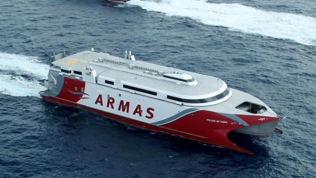 Buques de Naviera Armas, en una imagen de archivo.