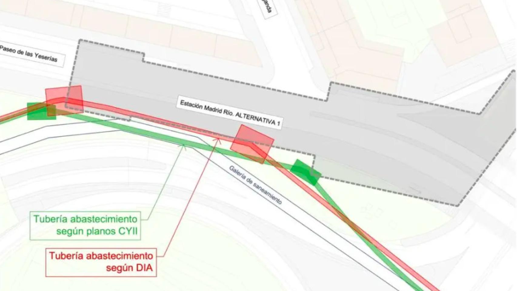Imagen distribuida por Más Madrid sobre la supuesta manipulación por parte del Gobierno de Ayuso.