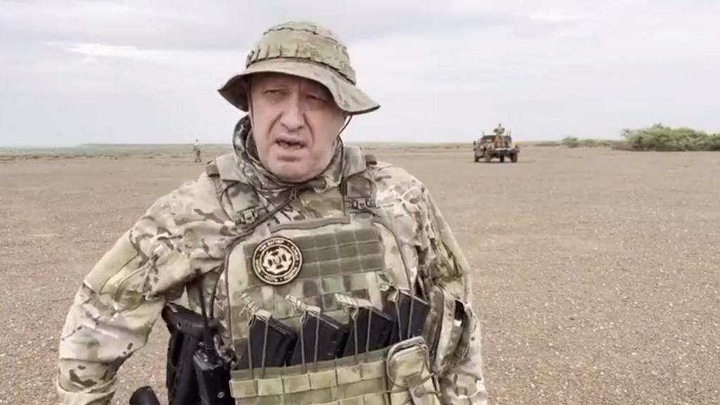 Yevgueny Prigozhin, jefe del Grupo Wagner, en un vídeo difundido por él mismo este lunes.