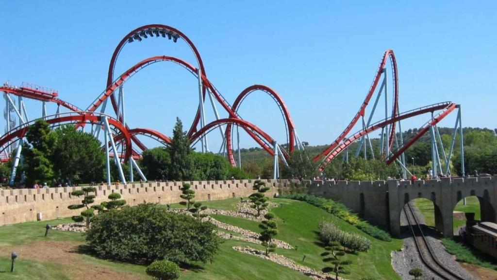 Atracción de Port Aventura.
