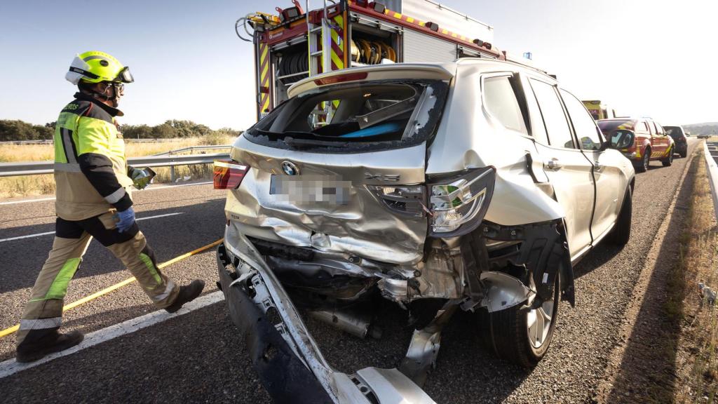 Accidente en la A-62, en Salamanca