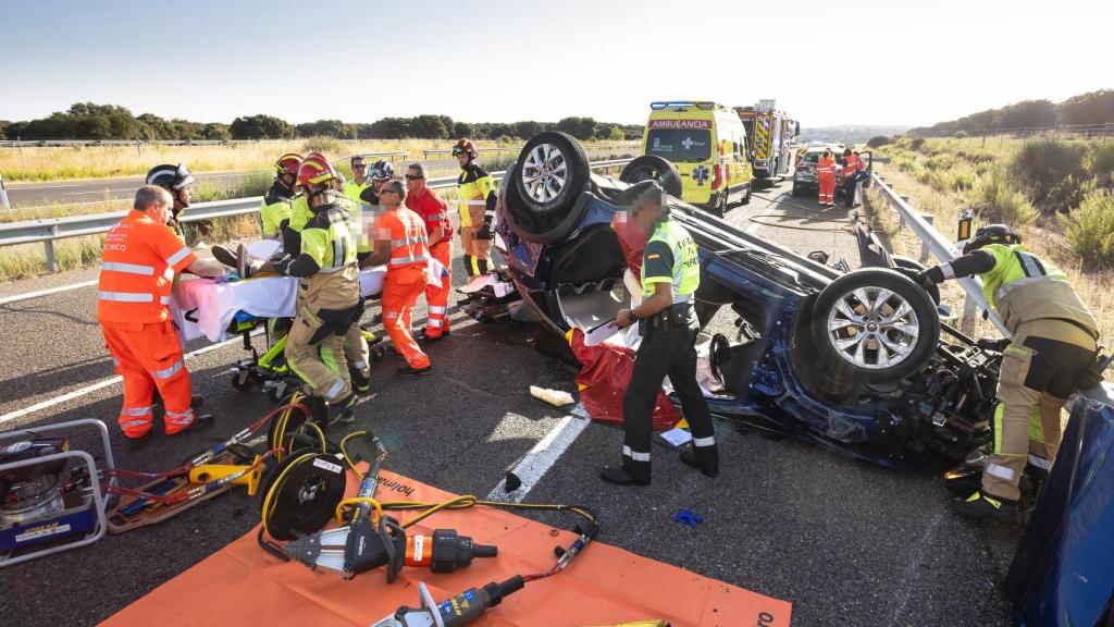 Accidente en la A-62, en Salamanca