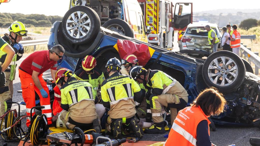 Accidente en la A-62, en Salamanca