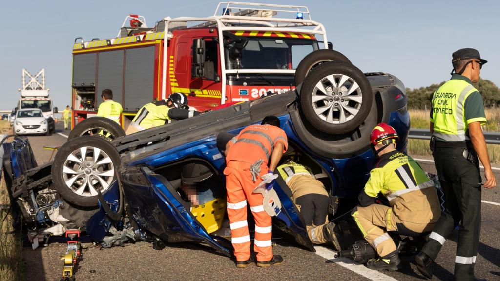 Accidente en la A-62, en Salamanca
