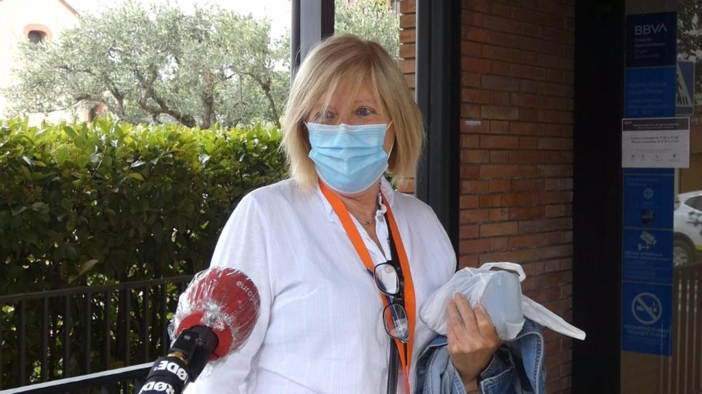 La madre de Albert Rivera, tras convertirse en abuela por segunda vez, en 2020.