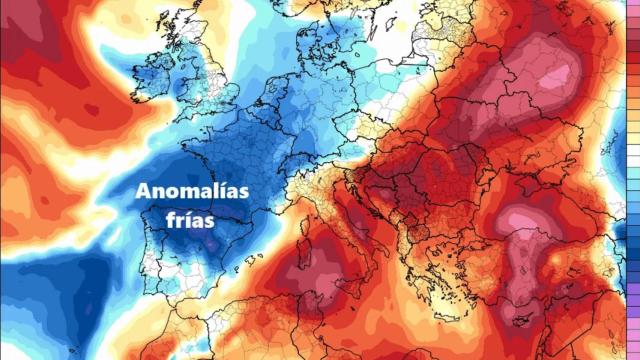 La llegada del aire frío a finales de semana. Meteored