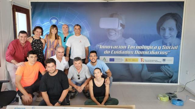 Parte de los impulsores del proyecto en el LivingLab.