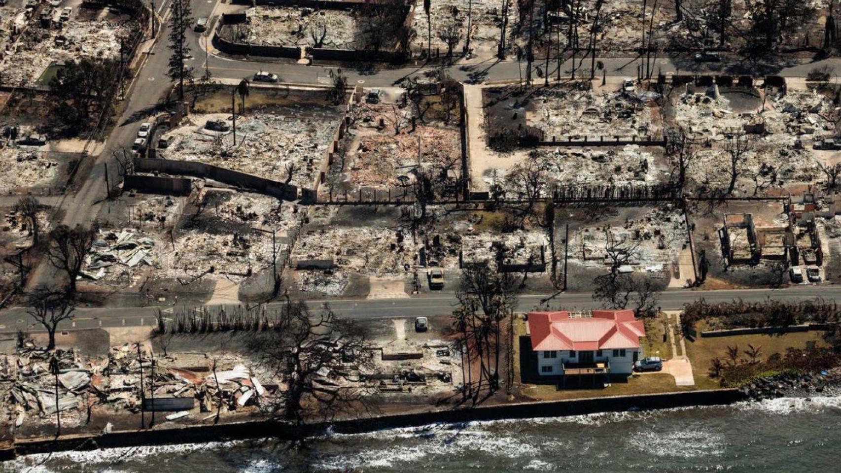 La casa de Hawái que aguantó a pesar del incendio