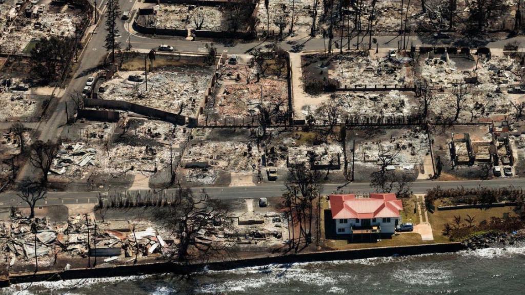 La casa de Hawái que aguantó a pesar del incendio