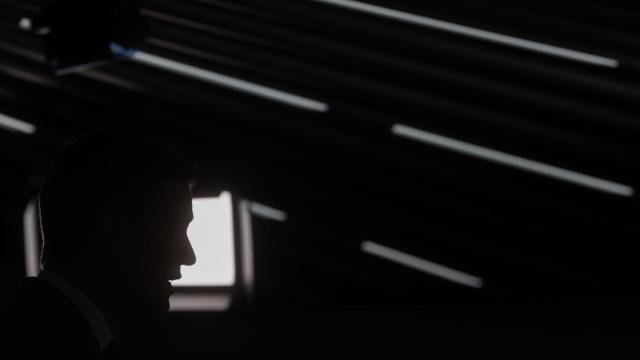 Pedro Sánchez durante su rueda de prensa en el Palacio de la Moncloa.