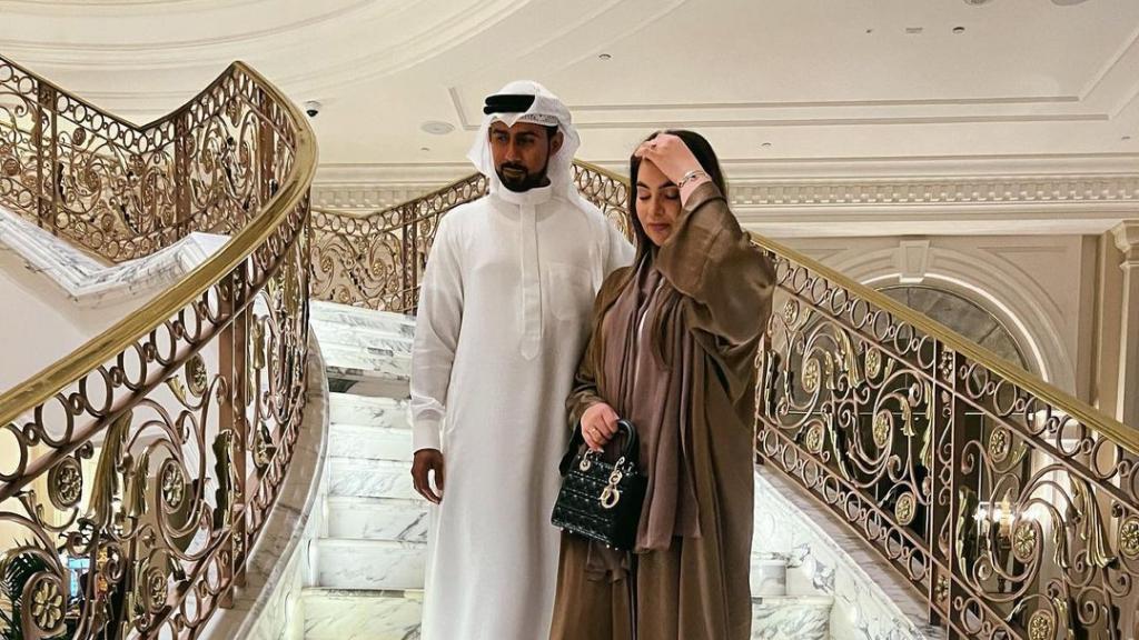 Soudi Al Nadak junto a su pareja Jamal
