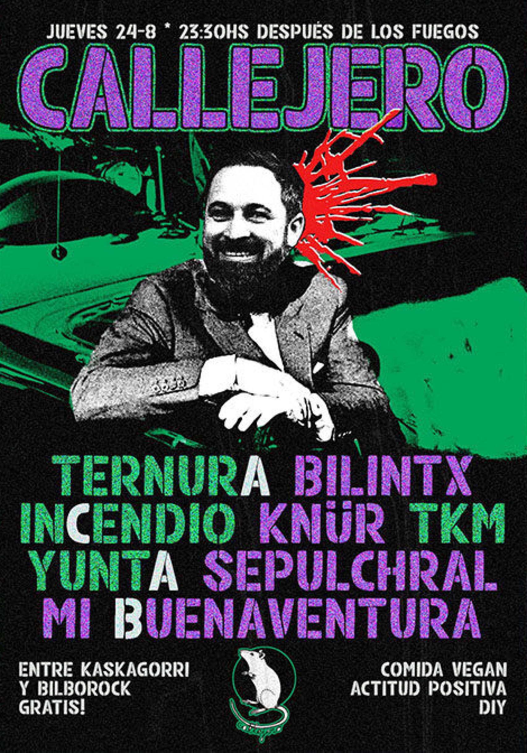 Vista del cartel 'Callejero' difundido en Bilbao