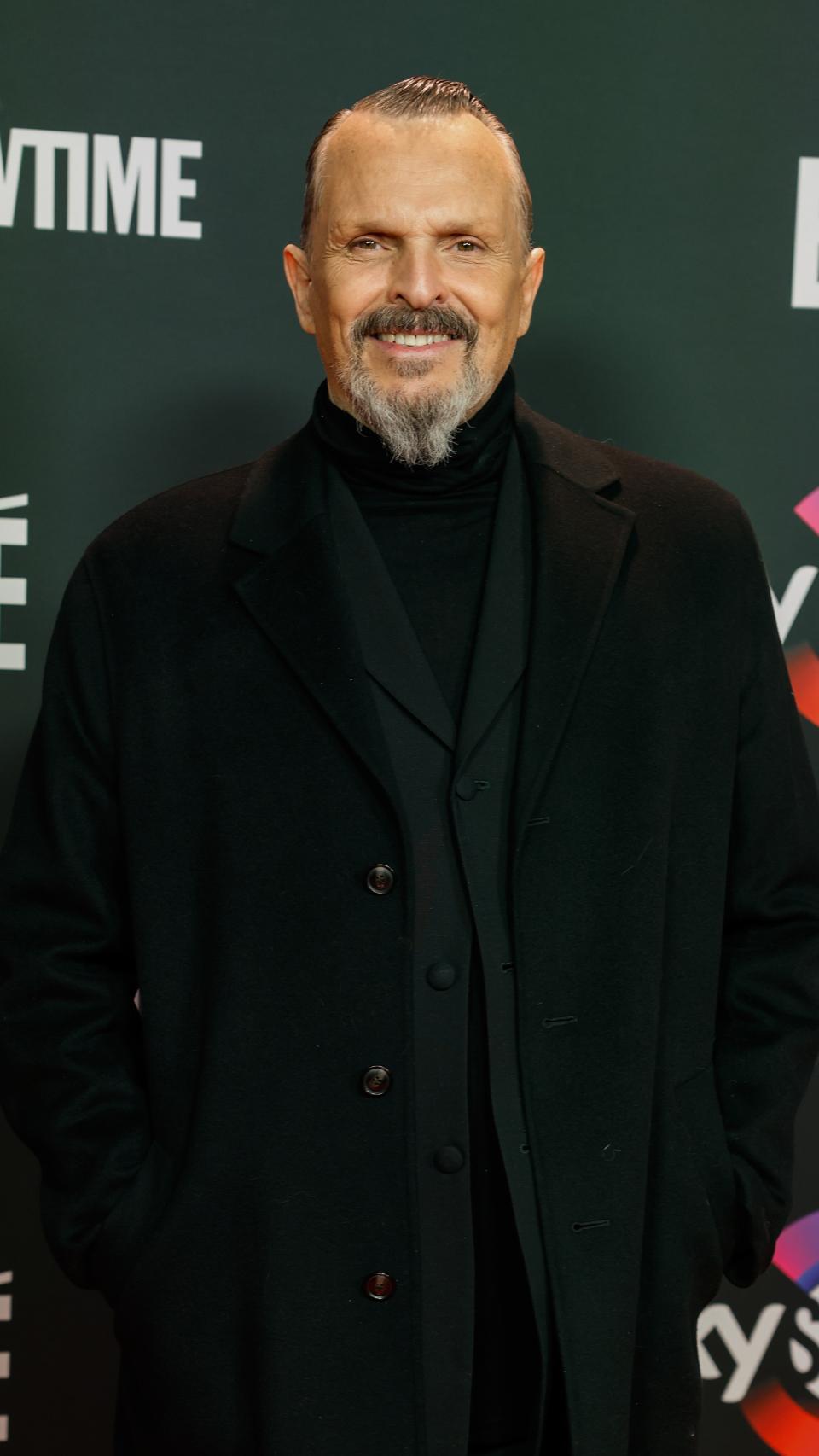 Miguel Bosé en un acto público, en marzo de 2023 en Madrid.