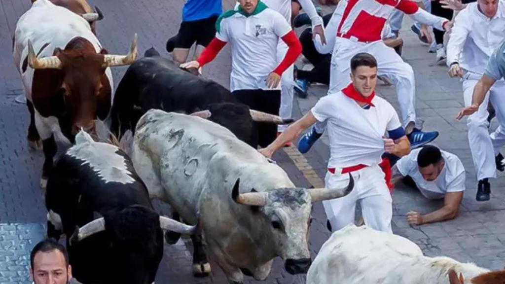 Encierro de las fiestas de San Sebastián de los Reyes.