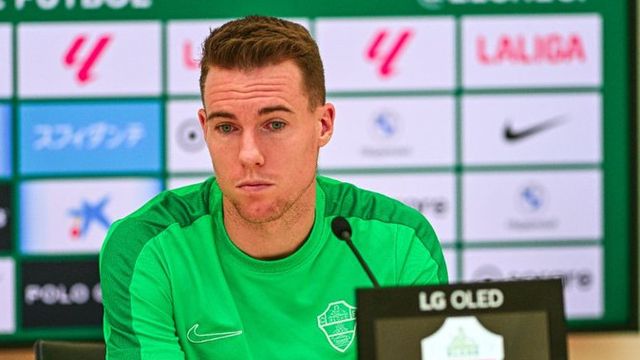 Clerc, en rueda de prensa.