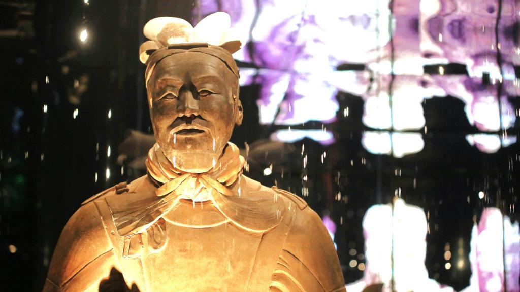 Uno de los guerros de Xi'an que está en exhibición en el MARQ de Alicante.