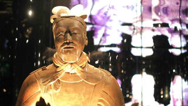 Uno de los guerros de Xi'an que está en exhibición en el MARQ de Alicante.