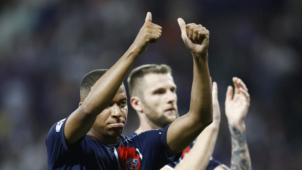 Kylian Mbappé, con el PSG
