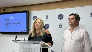 Aurora Galisteo y Luis Alberto Marín. Foto: Ayuntamiento de Ciudad Real.