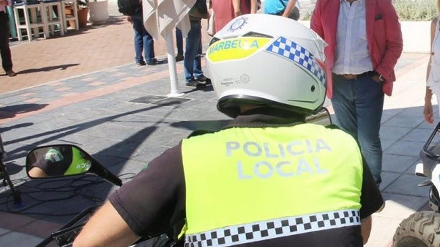 Policía Local de Marbella en una imagen de archivo.