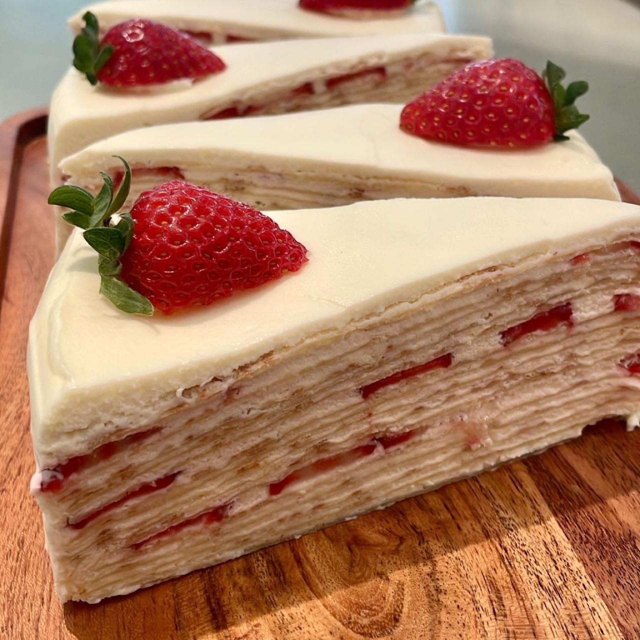 Tarta de fresa.