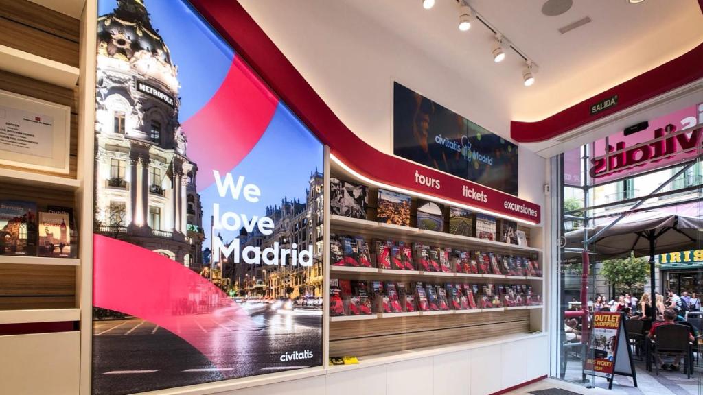 Tienda Civitatis en Madrid.