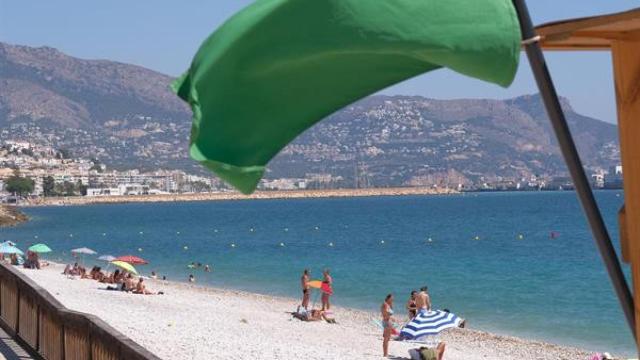 Una playa de Altea, este jueves.