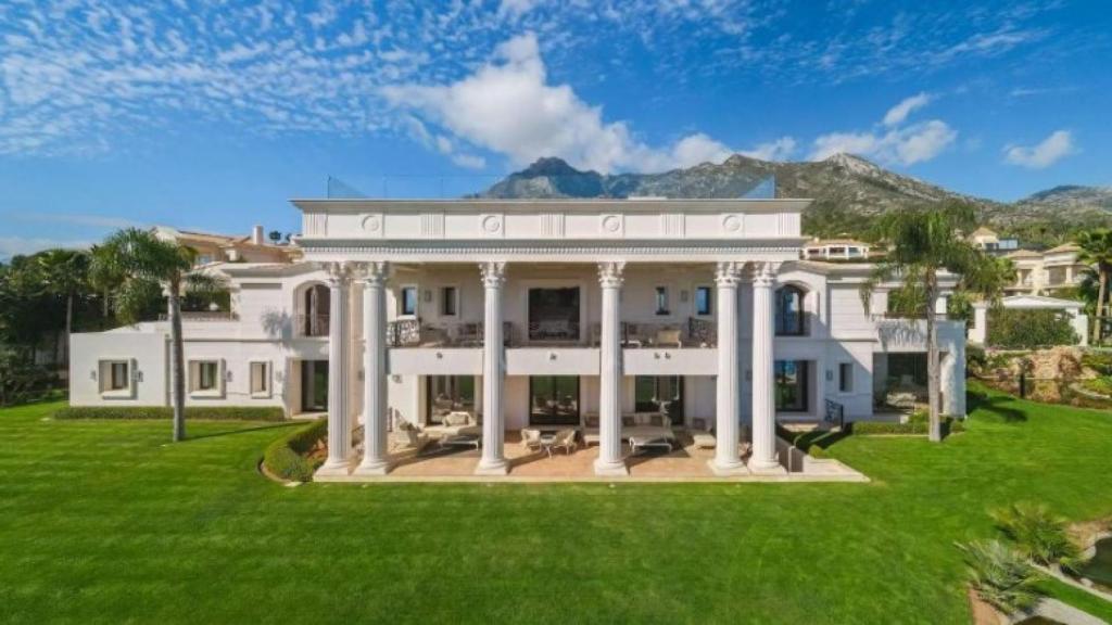 Vista de esta mansión en Marbella