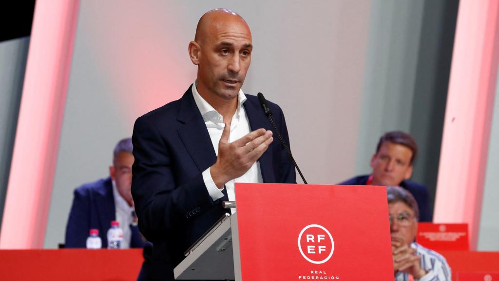Luis Rubiales, este viernes.