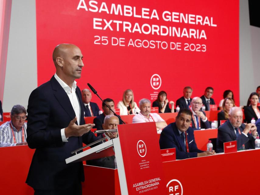 Luis Rubiales, presidente de la RFEF.