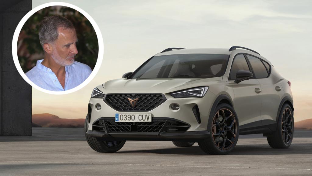El rey Felipe utiliza un Cupra Formentor híbrido enchufable en su día a día.