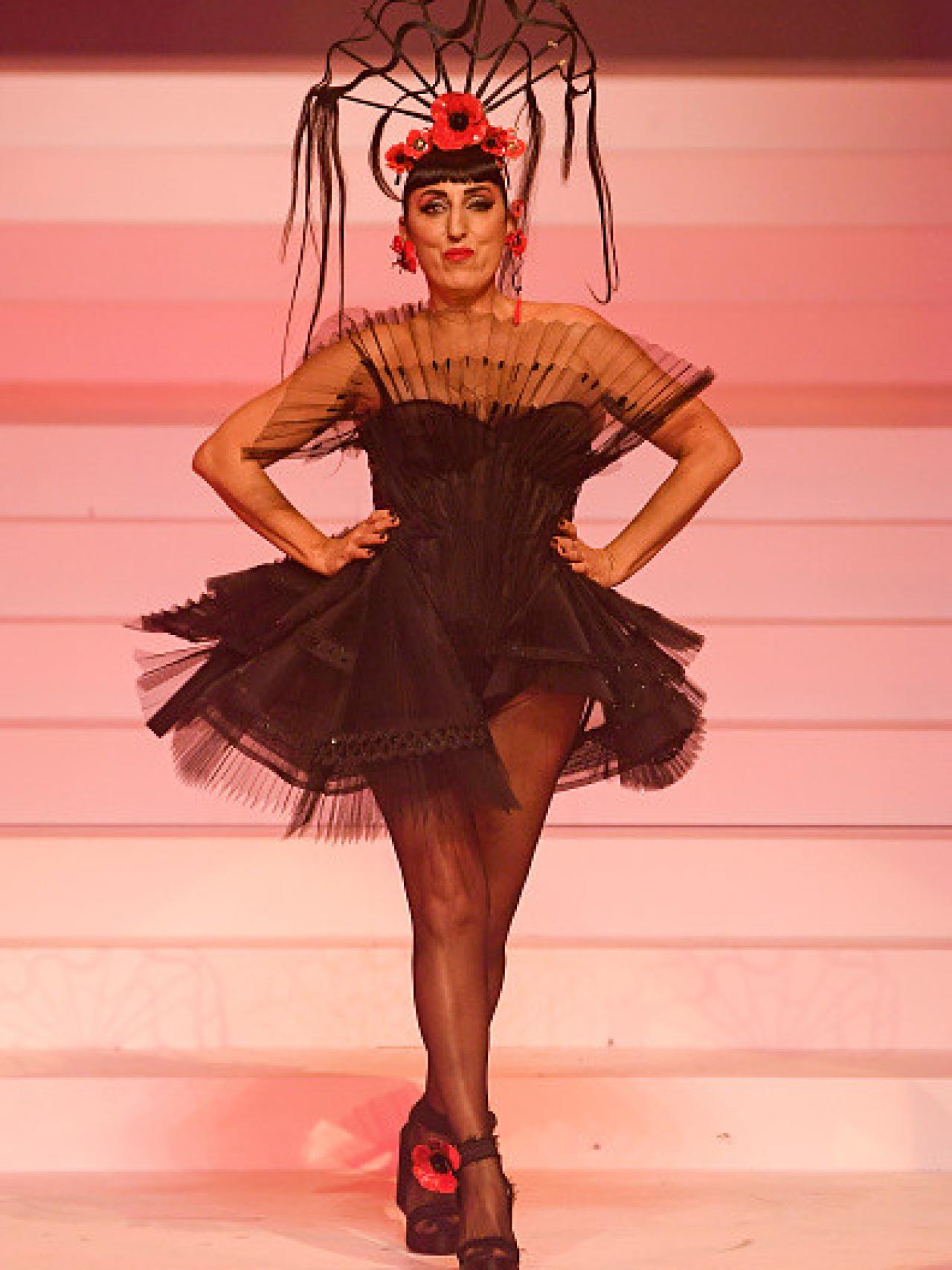 Rossy de Palma, en el último desfile de Jean-Paul Gaultier.