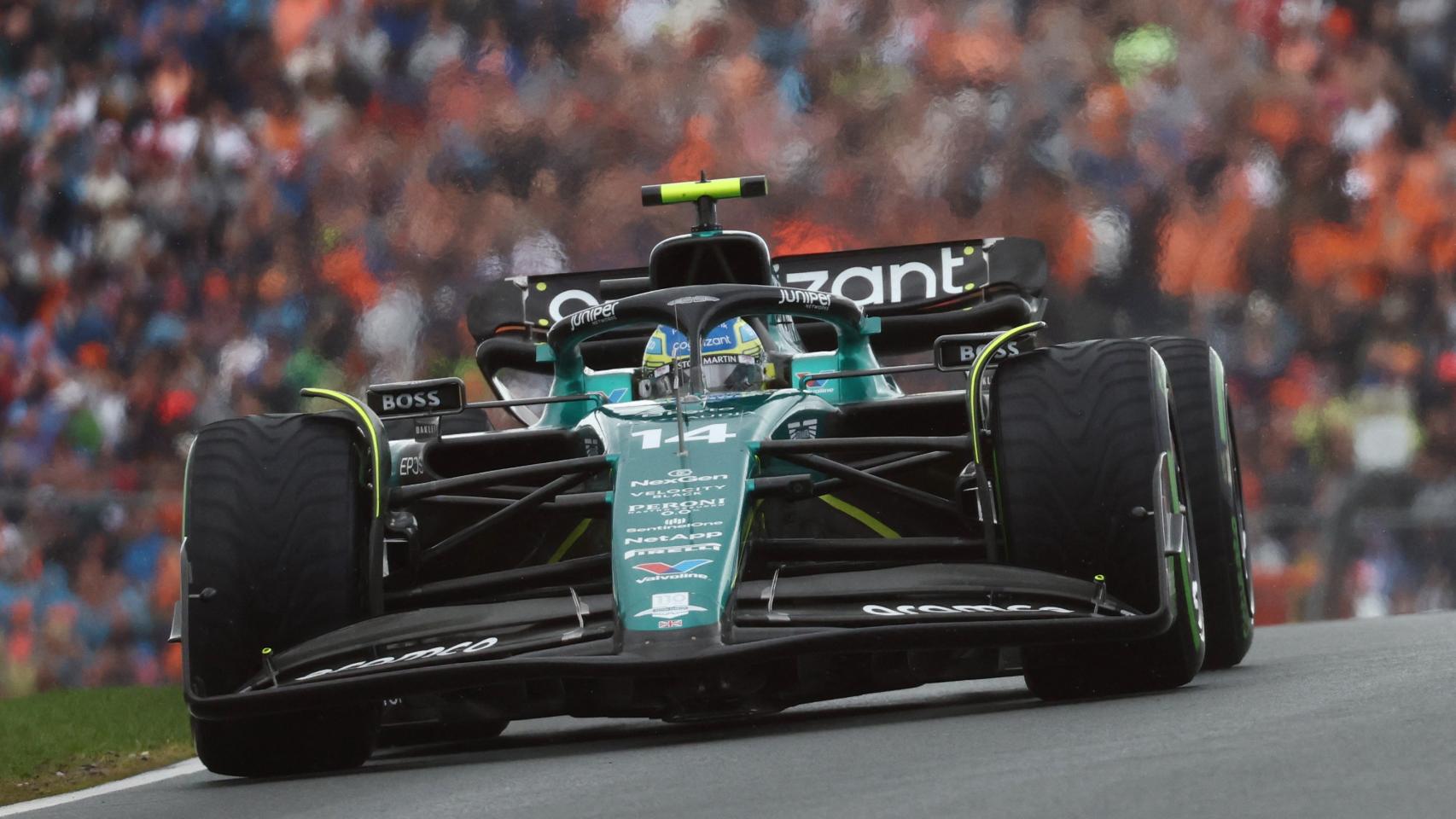 Fernando Alonso durante la Qualy