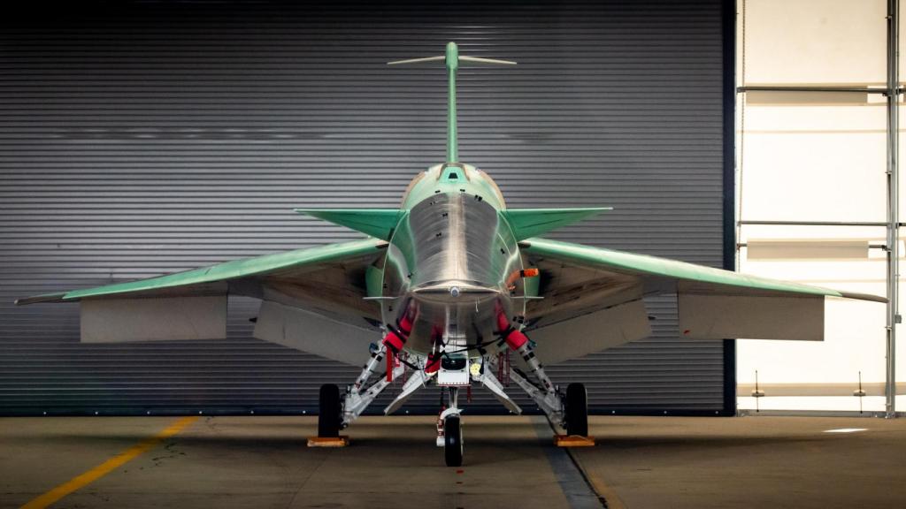 Vista frontal del X-59