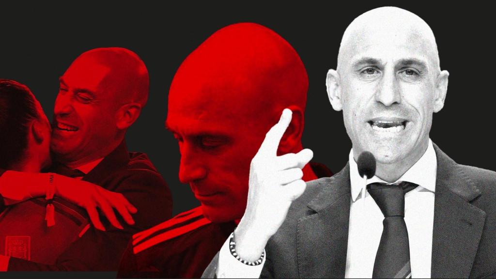 Rubiales, en un fotomontaje.