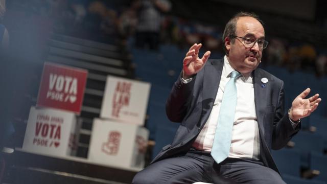 El ministro de Cultura y Deporte, Miquel Iceta, durante un encuentro por la cultura