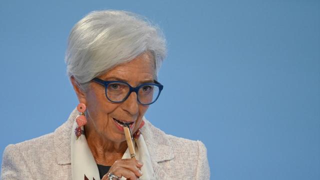 La presidenta del BCE, Christine Lagarde, en una imagen de archivo.