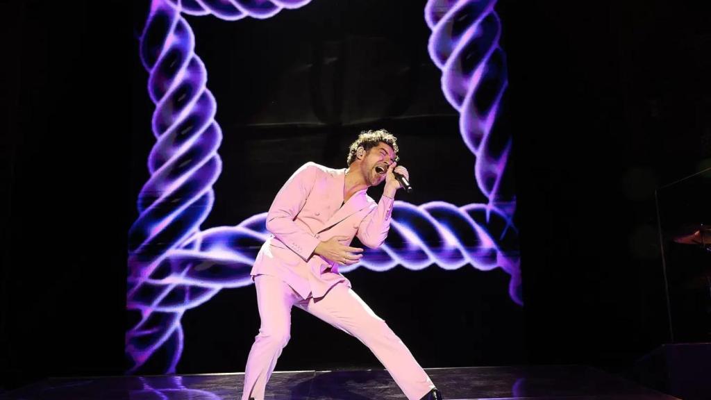 Bisbal durante su actuación