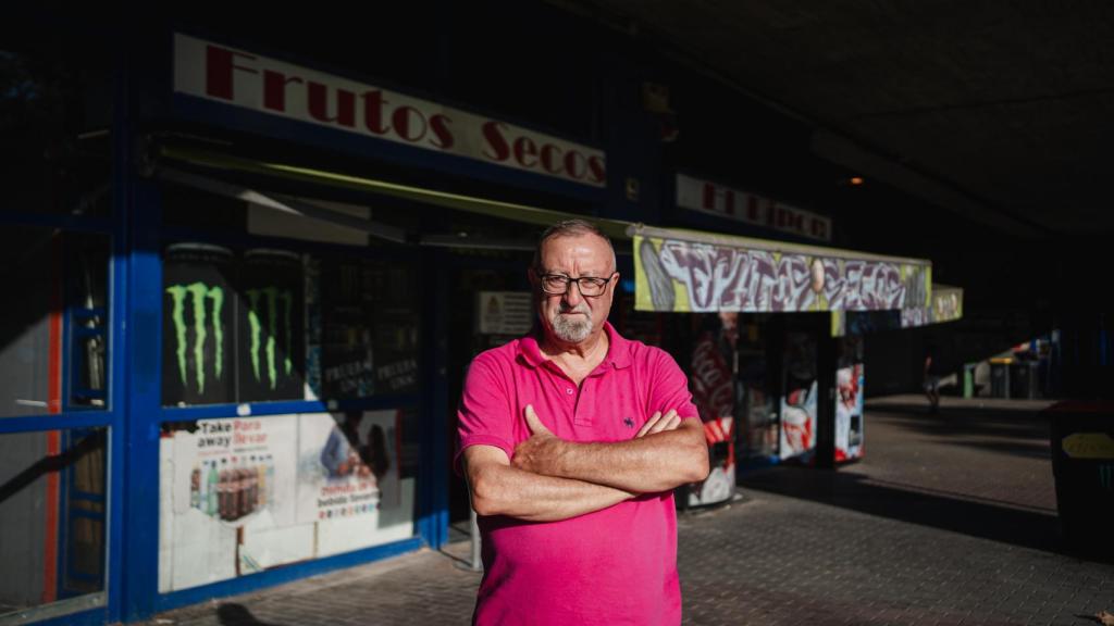 Marcelo García delante de El Pipón.