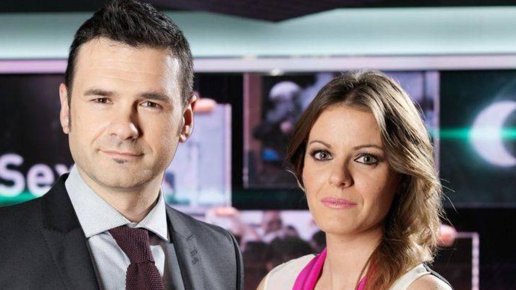 Iñaki López y Andrea Ropero en 'laSexta Noche'.