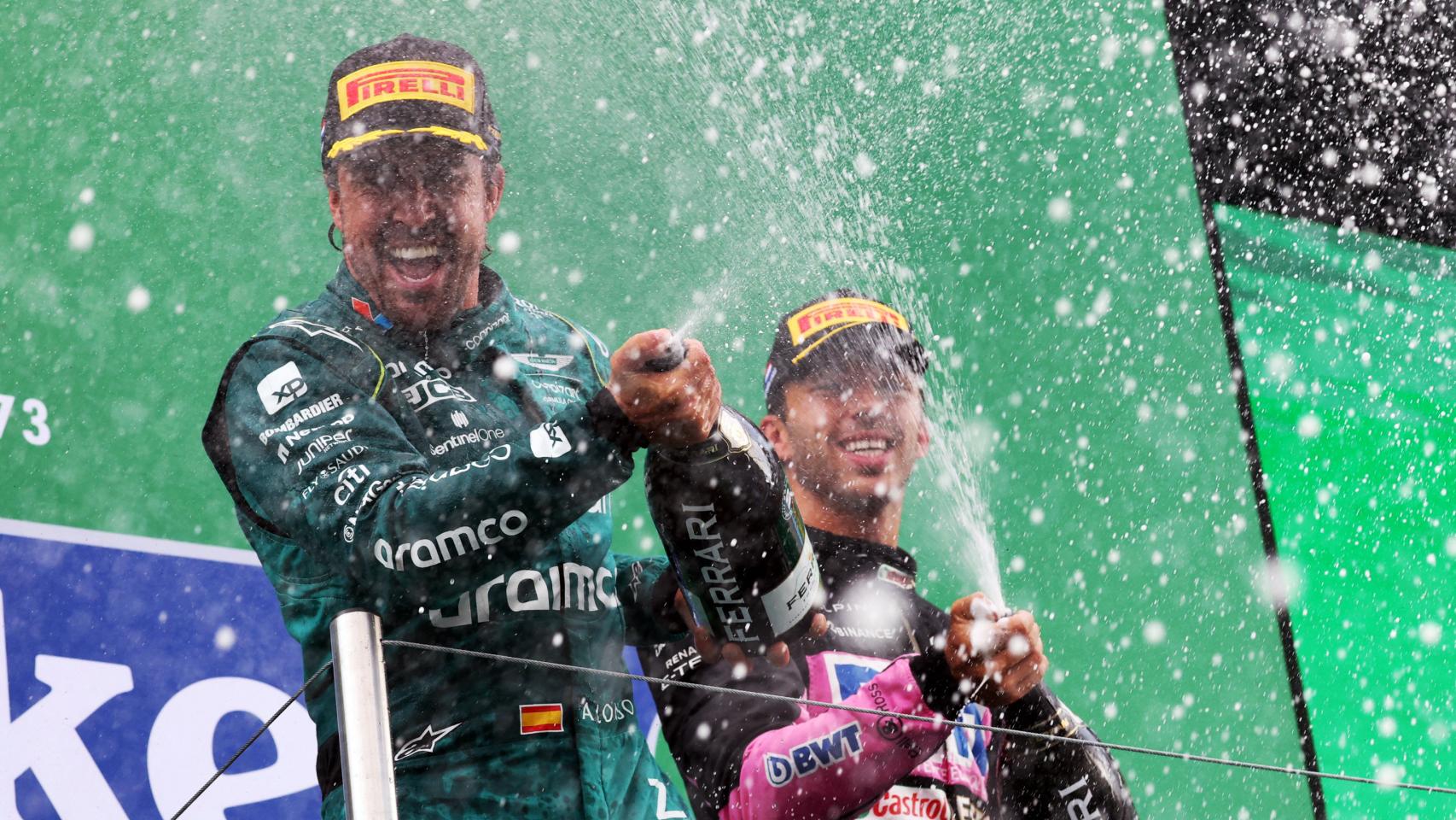 Fernando Alonso consigue una heroica segunda posición sobre la lluvia en  el circuito de Zandvoort